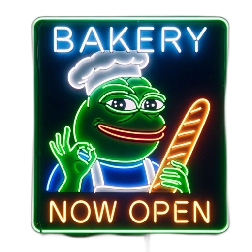 food, neon lights, neon, sign transparent PNG cut-out