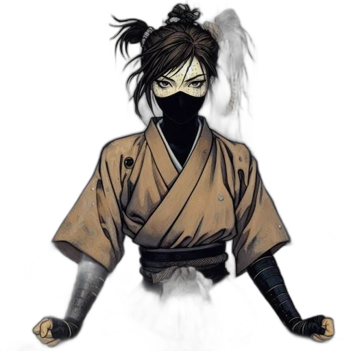 mask, staff, concept art, fantasy art transparent PNG cut-out