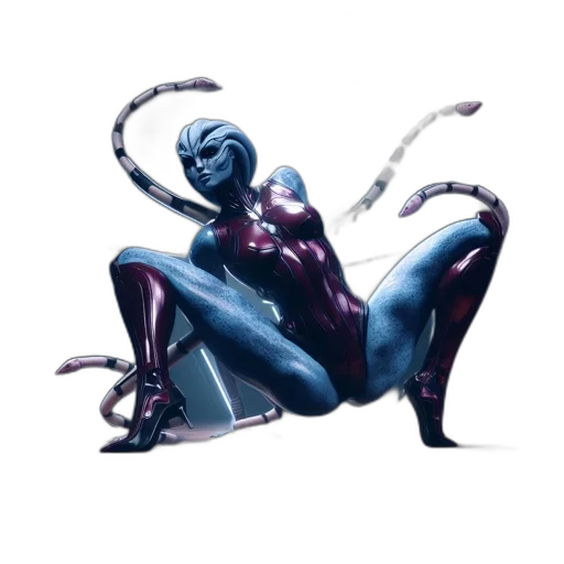 robot, creature, staff, concept art transparent PNG cut-out