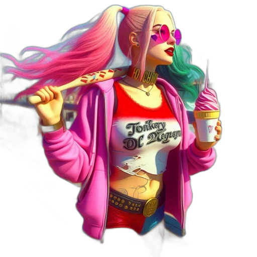jacket, concept art, vaporwave, cyberpunk transparent PNG cut-out
