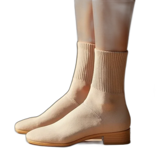shoes, 3d render, photorealistic, earth tones transparent PNG cut-out