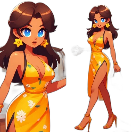 dress, concept art, pixel art, cartoon transparent PNG cut-out