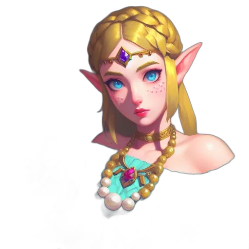 jewelry, crown, face, staff transparent PNG cut-out