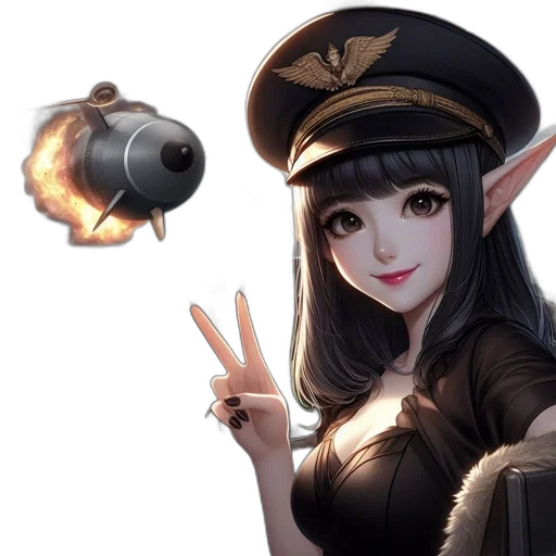 weapon, staff, hat, crown transparent PNG cut-out