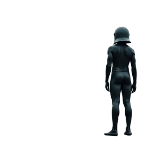 robot, creature, mask, dress transparent PNG cut-out