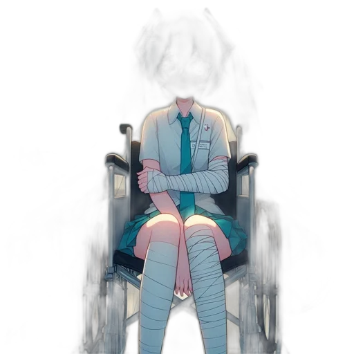 robot, jacket, staff, mask transparent PNG cut-out