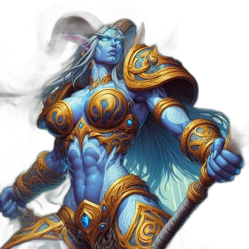 staff, fantasy art, concept art, comic book art transparent PNG cut-out