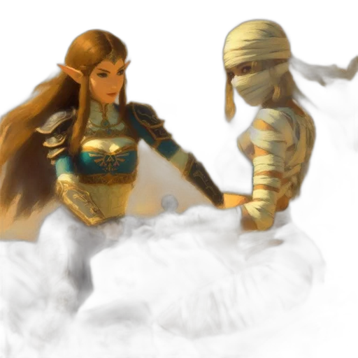 sword, fantasy art, concept art, pixel art transparent PNG cut-out