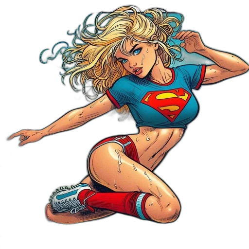 comic book art, cartoon, concept art, pixel art transparent PNG cut-out