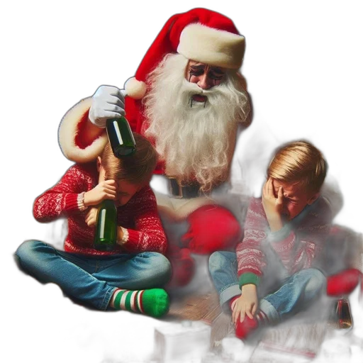 photorealistic, 3d render, festive, scene transparent PNG cut-out
