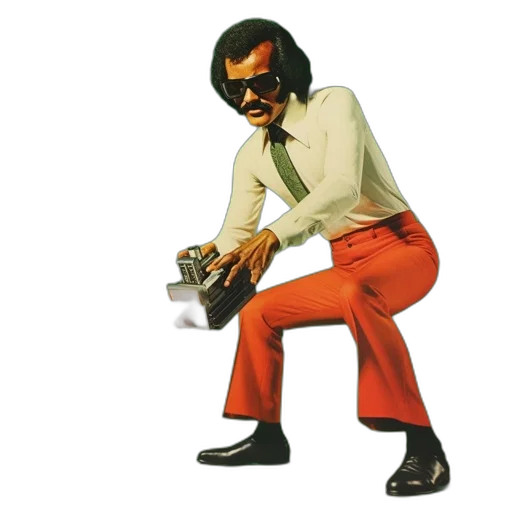 staff, robot, jacket, shoes transparent PNG cut-out