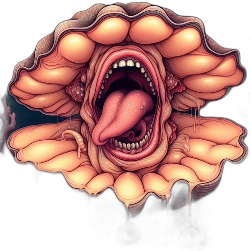 creature, flower, face, mask transparent PNG cut-out