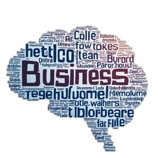 business, word, cloud, concept transparent PNG cut-out