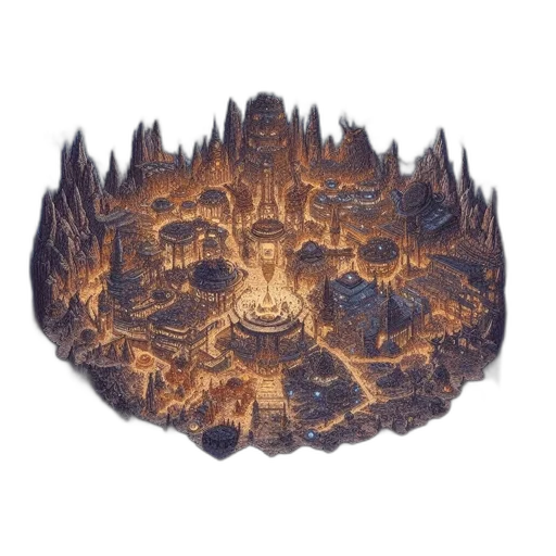 crown, mask, tree, dragon transparent PNG cut-out