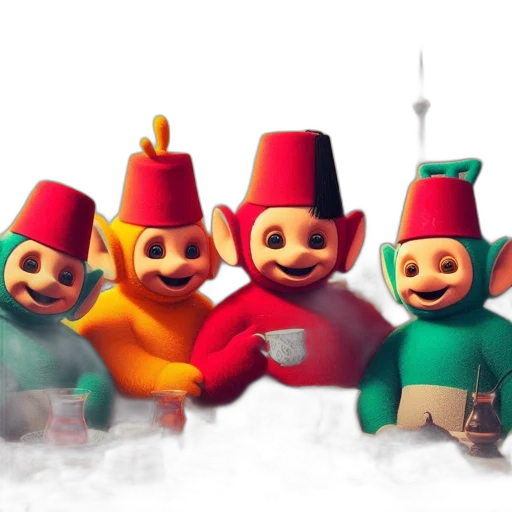 staff, 3d render, concept art, four transparent PNG cut-out
