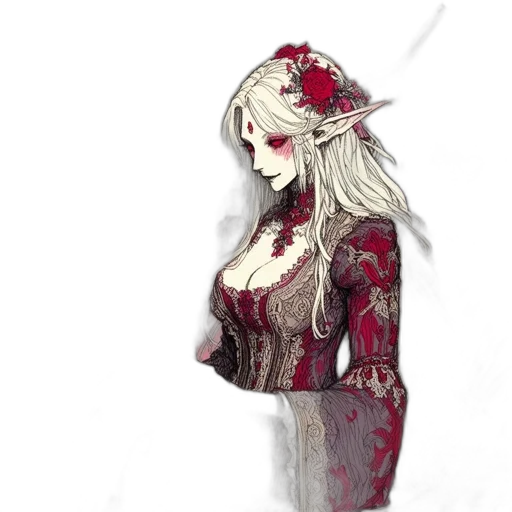 dress, mask, crown, flower transparent PNG cut-out