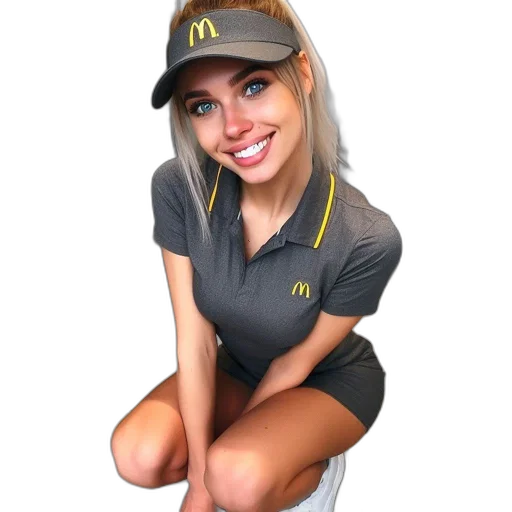 staff, hat, food, face transparent PNG cut-out