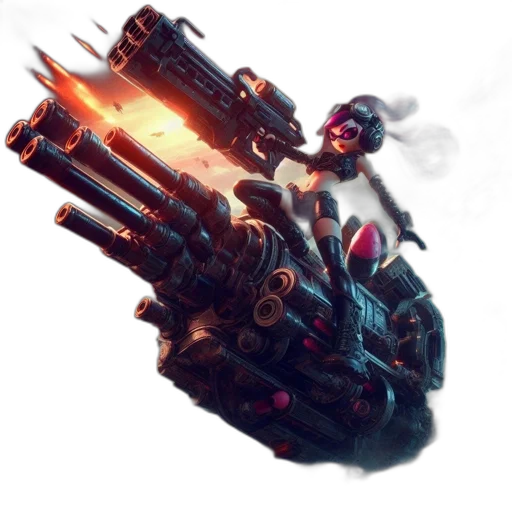 weapon, robot, sword, staff transparent PNG cut-out