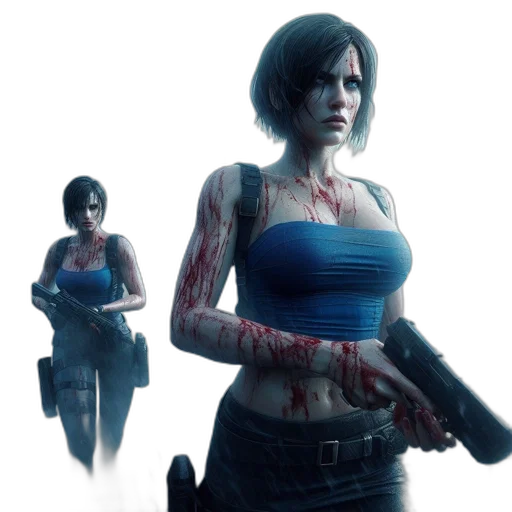 concept art, pixel art, 3d render, comic book art transparent PNG cut-out