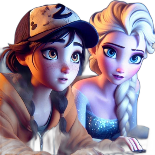 3d render, fantasy art, concept art, cartoon transparent PNG cut-out