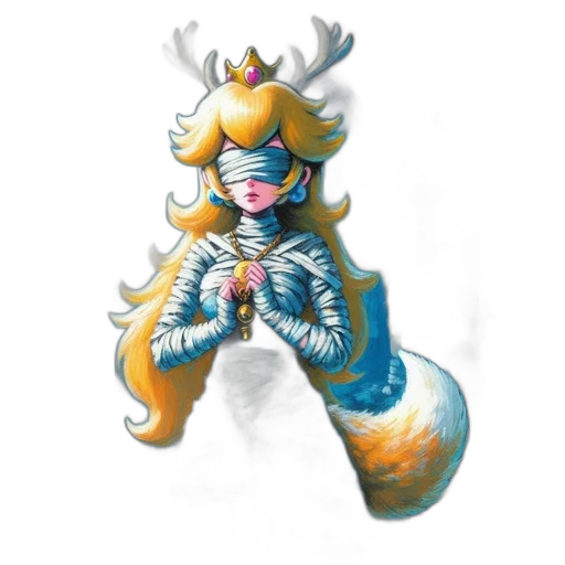 crown, staff, creature, dragon transparent PNG cut-out