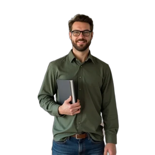 staff, jacket, weapon, robot transparent PNG cut-out