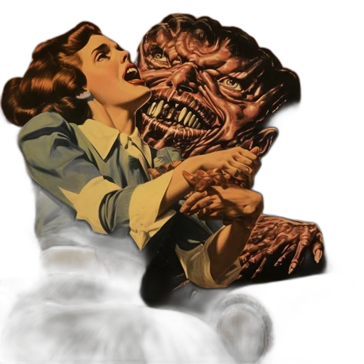 creature, mask, face, concept art transparent PNG cut-out