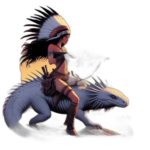 dragon, creature, animal, concept art transparent PNG cut-out