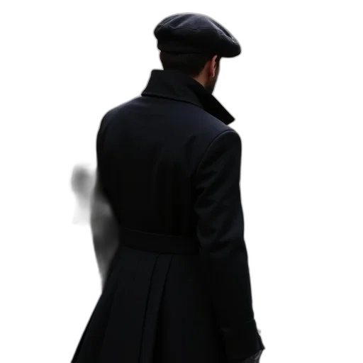jacket, hat, staff, dress transparent PNG cut-out