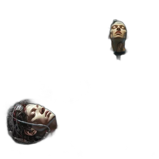 mask, face, crown, hair transparent PNG cut-out