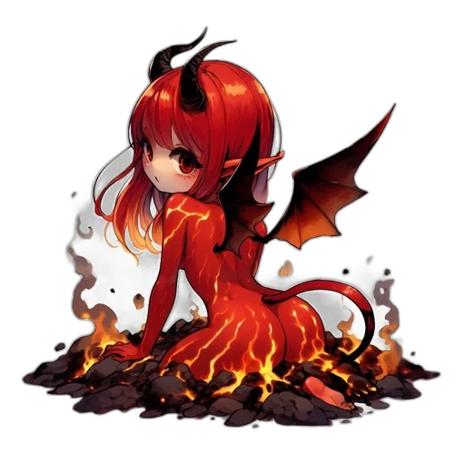 dragon, creature, staff, animal transparent PNG cut-out