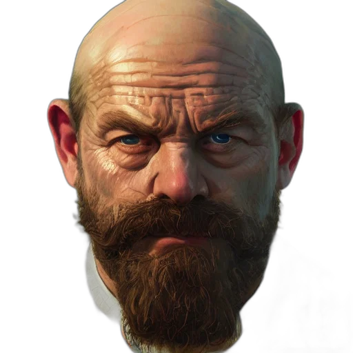 face, mask, staff, creature transparent PNG cut-out