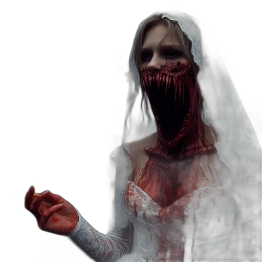face, dress, creature, mask transparent PNG cut-out