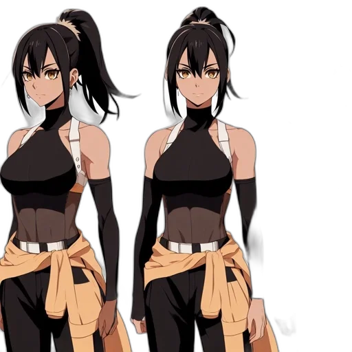anime, concept art, 3d render, cartoon transparent PNG cut-out
