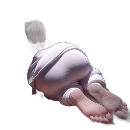 creature, shoes, hair, mask transparent PNG cut-out