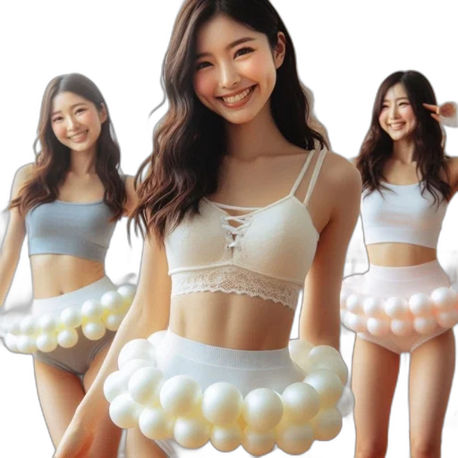 dress, 3d render, photorealistic, pastel transparent PNG cut-out