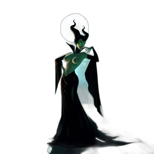 dress, mask, staff, crown transparent PNG cut-out