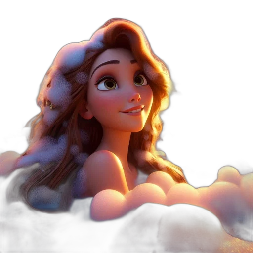 crown, face, dress, concept art transparent PNG cut-out