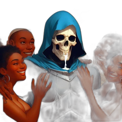 mask, face, concept art, comic book art transparent PNG cut-out