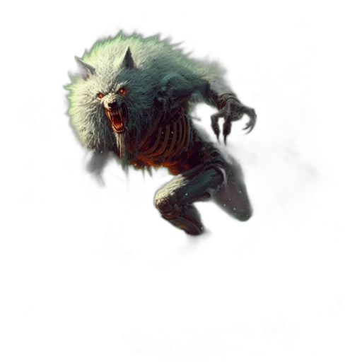 creature, dragon, animal, staff transparent PNG cut-out