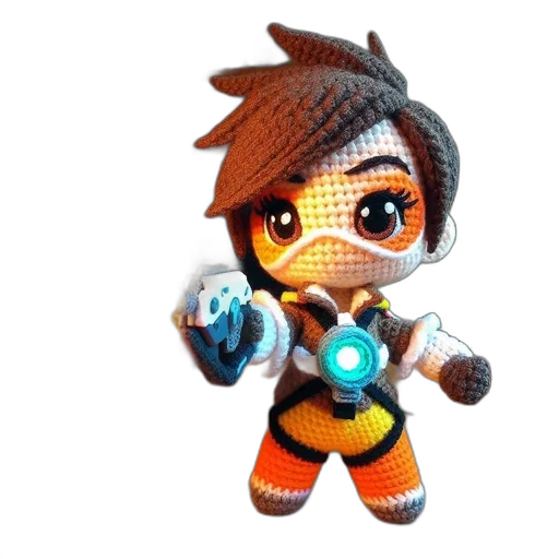 robot, weapon, staff, 3d render transparent PNG cut-out