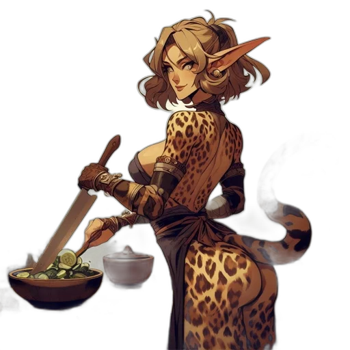 staff, food, fantasy art, concept art transparent PNG cut-out