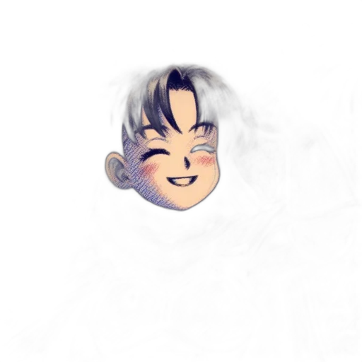 face, mask, creature, hair transparent PNG cut-out
