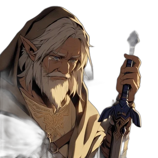 sword, staff, weapon, dragon transparent PNG cut-out