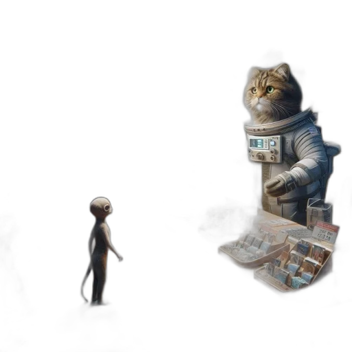 robot, creature, concept art, fantasy art transparent PNG cut-out