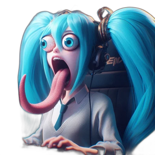 creature, robot, face, staff transparent PNG cut-out