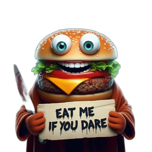 food, creature, animal, face transparent PNG cut-out
