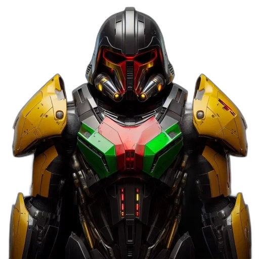 robot, mask, face, concept art transparent PNG cut-out