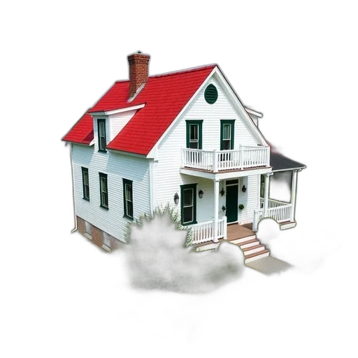 building, 3d render, concept art, photorealistic transparent PNG cut-out