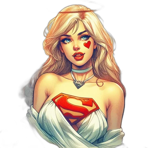 face, comic book art, fantasy art, concept art transparent PNG cut-out
